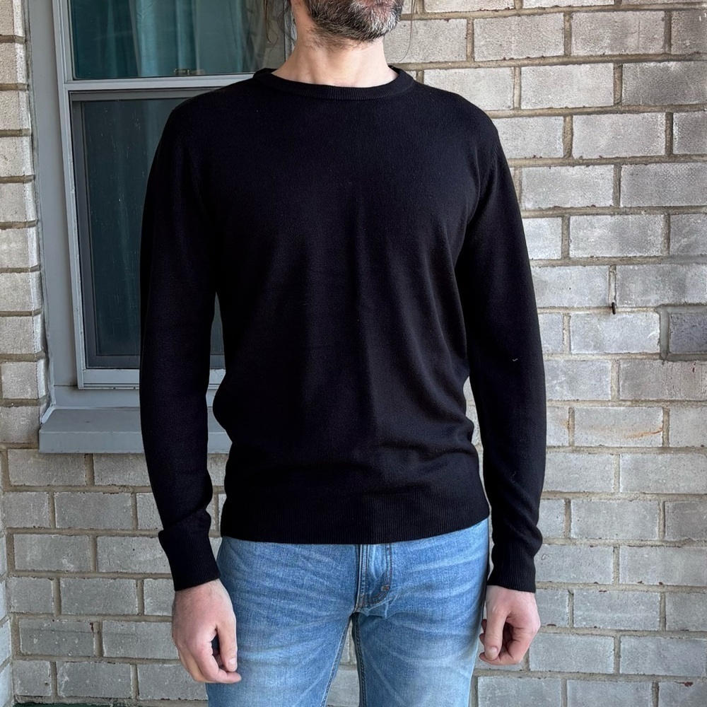 Primark Fine Knit Sweater Black Size M